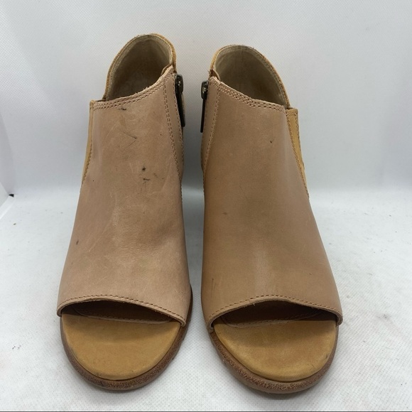 Sorel Nadia Peep Toe Leather Bootie - Picture 2 of 6